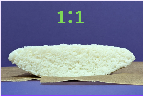 1 is to 1 ratio idli