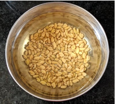 Soaked fenugreek seeds