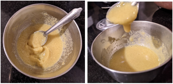 fenugreek paste thickens over time